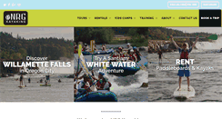 Desktop Screenshot of enrgkayaking.com